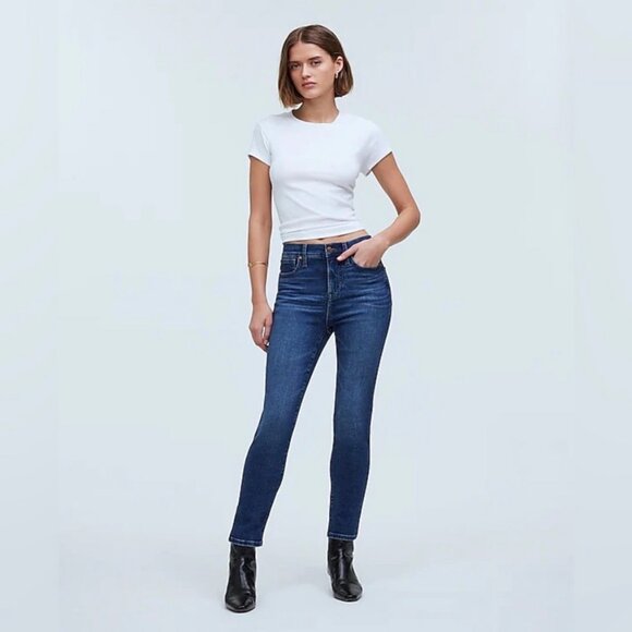 NEW Madewell Stovepipe Jeans in Pendleton Wash Size 27 - Picture 1 of 6